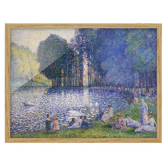 Framed poster - Henri Edmond Cross - The Lake In The Bois De Boulogne