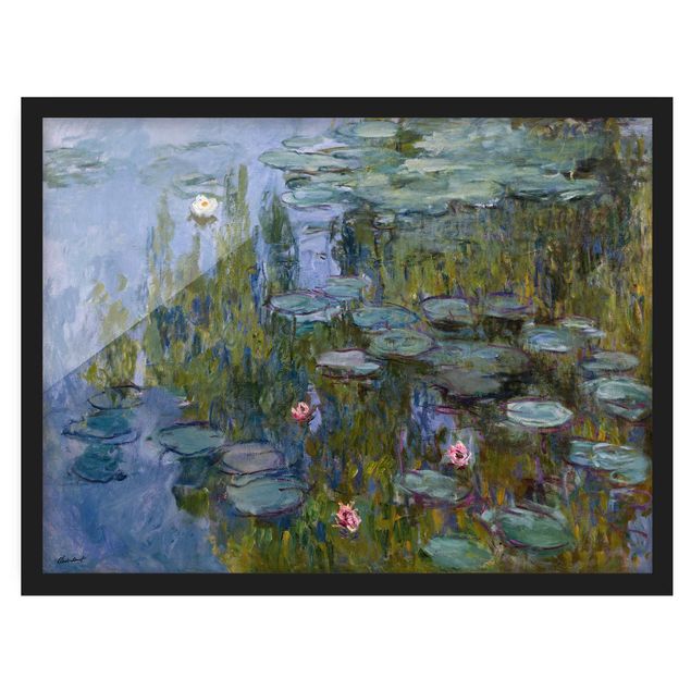 Framed poster - Claude Monet - Water Lilies (Nympheas)