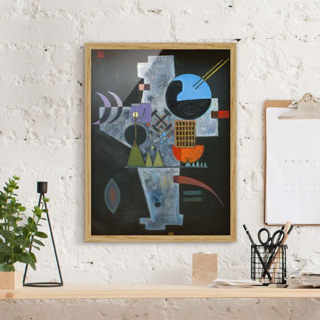 Framed poster - Wassily Kandinsky - Cross Shape