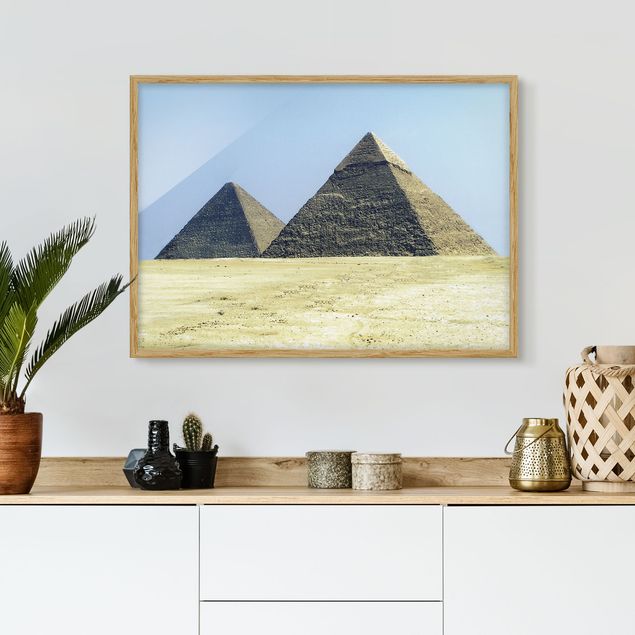 Framed poster - Pyramids Of Giza