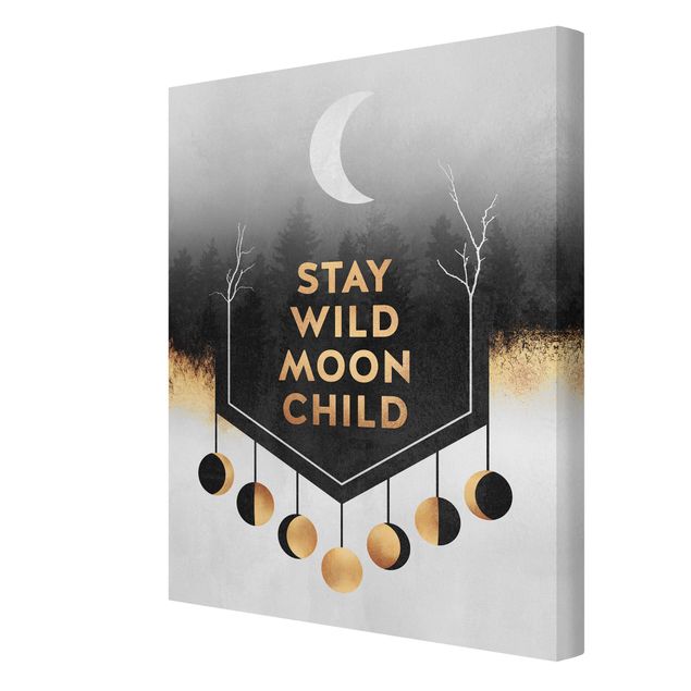 Canvas print - Stay Wild Moon Child