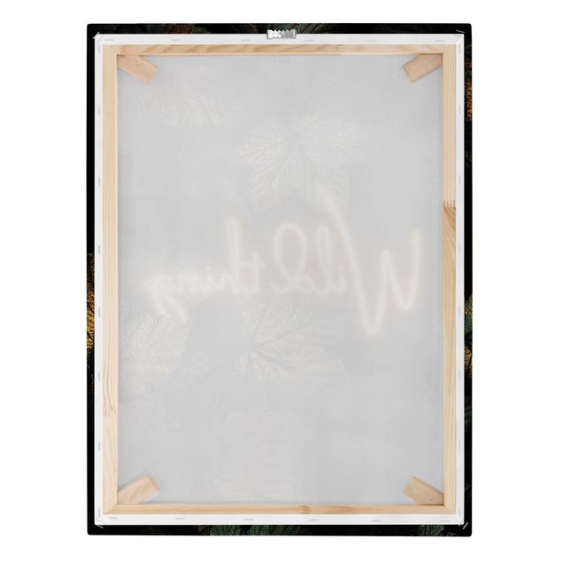 Canvas print - Wild Thing Golden Leaves