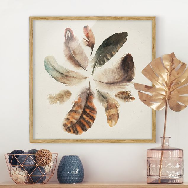 Framed poster - Feather Collection