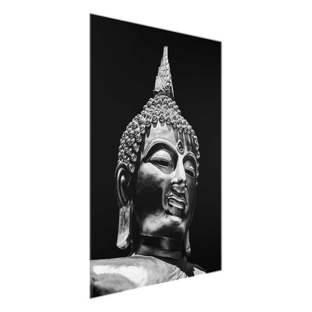 Glass print - Buddha Statue Face