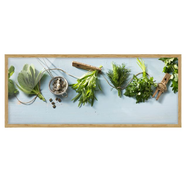 Framed poster - Bundled Herbs