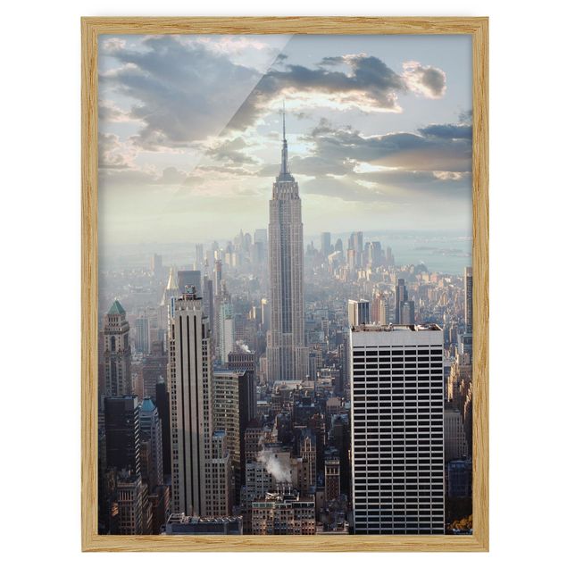 Framed poster - Sunrise In New York