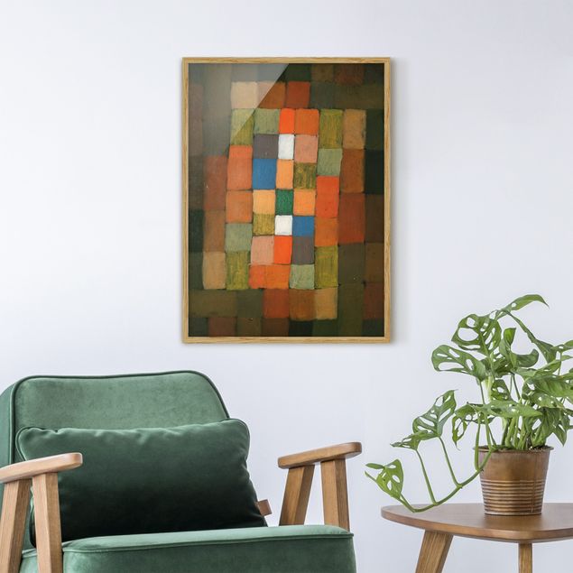 Framed poster - Paul Klee - Static-Dynamic Increase