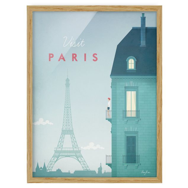 Framed poster - Travel Poster - Paris