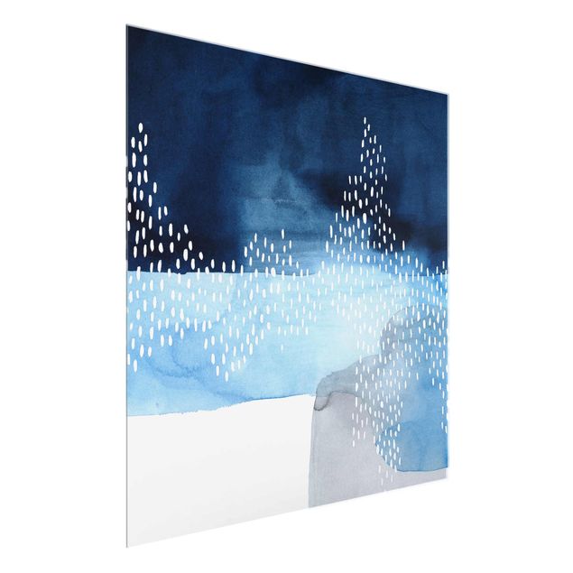 Glass print - Abstract Waterfall