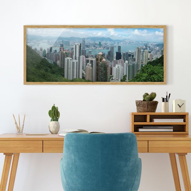 Framed poster - Watching Hongkong