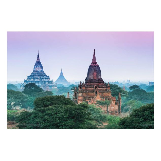 Glass print - Temple Grounds In Bagan