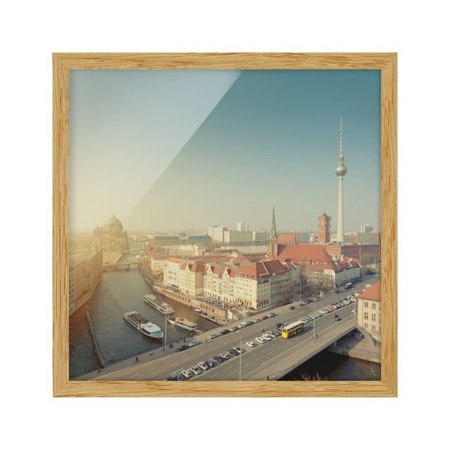 Framed poster - Berlin In The Morning