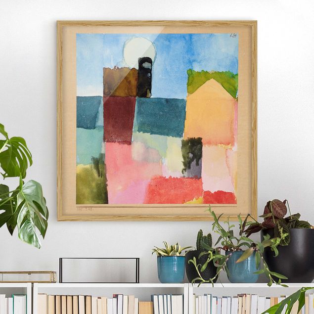 Framed poster - Paul Klee - Moonrise (St. Germain)
