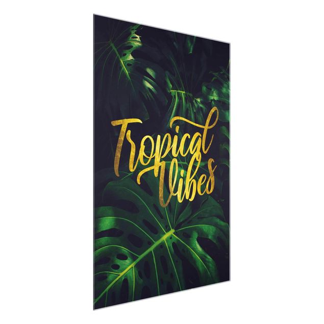 Glass print - Jungle - Tropical Vibes
