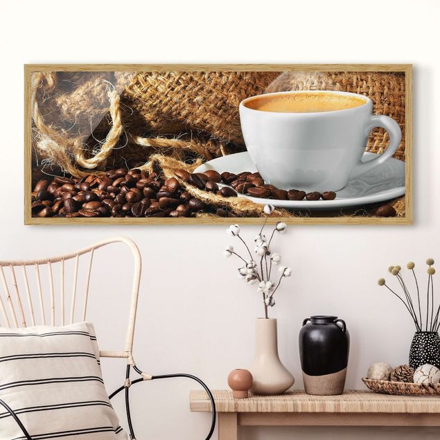 Framed poster - Morning Coffee