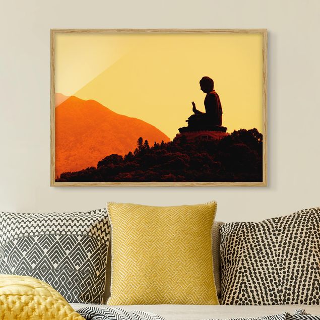 Framed poster - Resting Buddha
