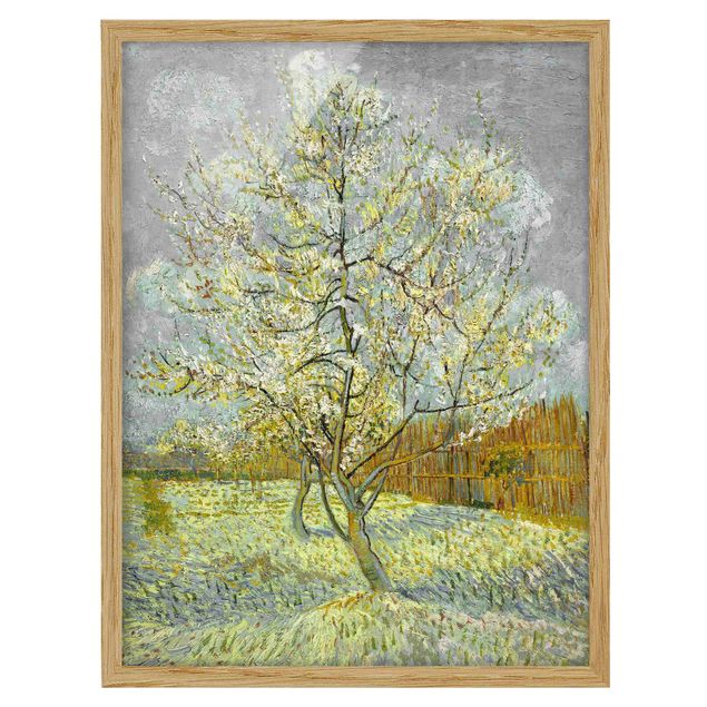 Framed poster - Vincent van Gogh - Flowering Peach Tree