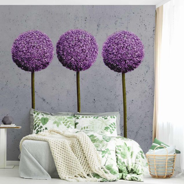 Wallpaper - Allium Round-Headed Flower