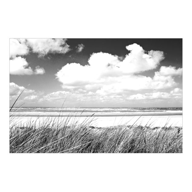 Wallpaper - At The North Sea Coast Black And White