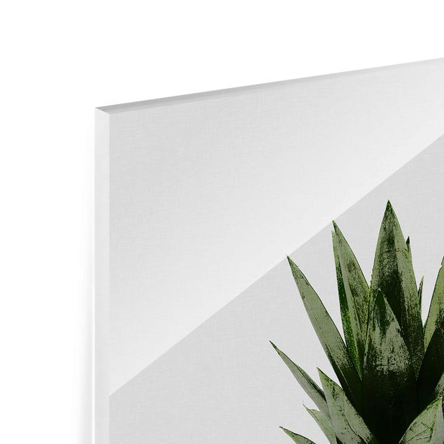 Glass print - Pineapple