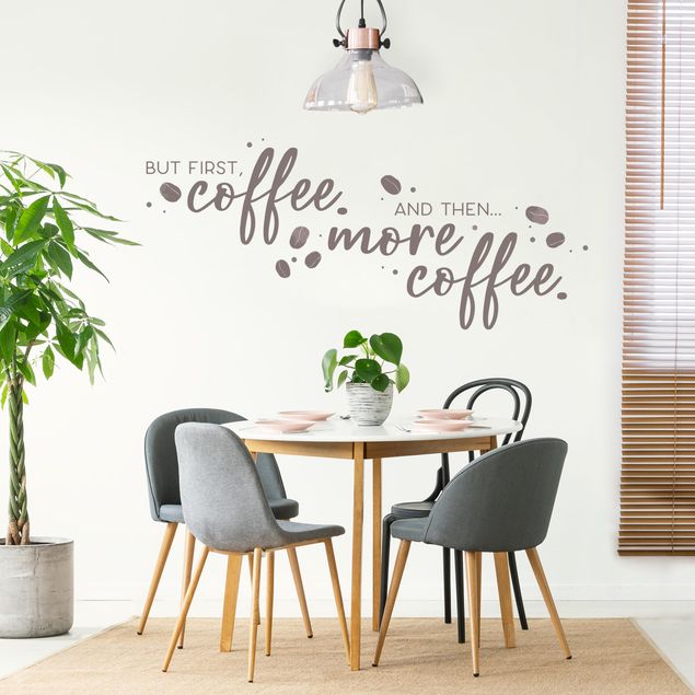 Wall art stickers And Then More Coffee