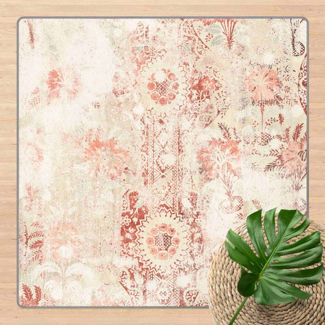 Red rugs Antique Shabby Baroque Wallpaper II