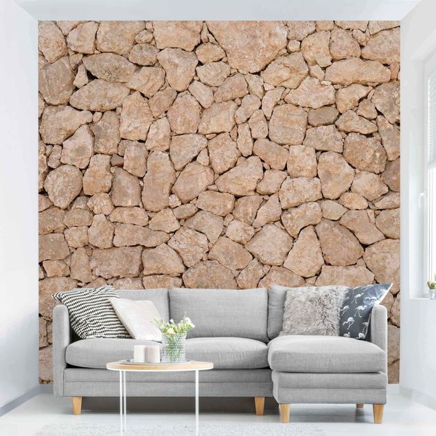Wallpaper - Apulia Stonewall - Ancient Stone Wall Of Large Stones