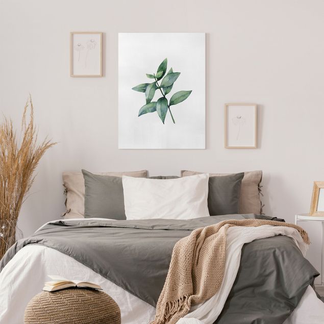 Canvas print - Waterclolour Eucalyptus lll