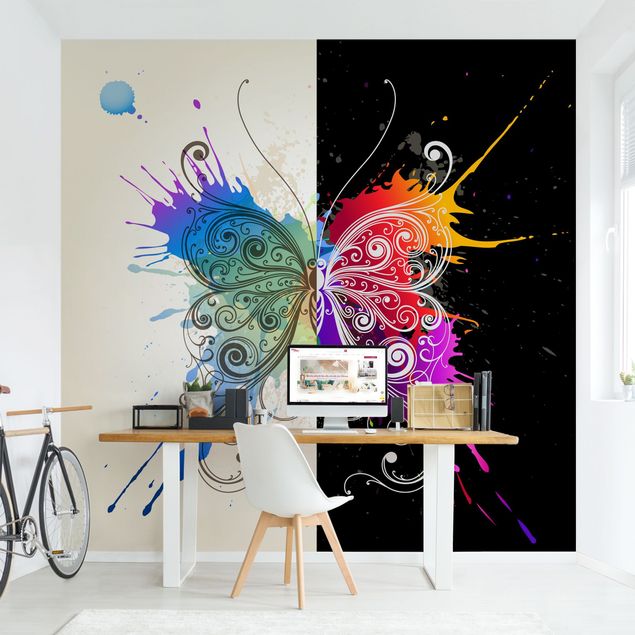 Wallpaper - Watercolour Contrast