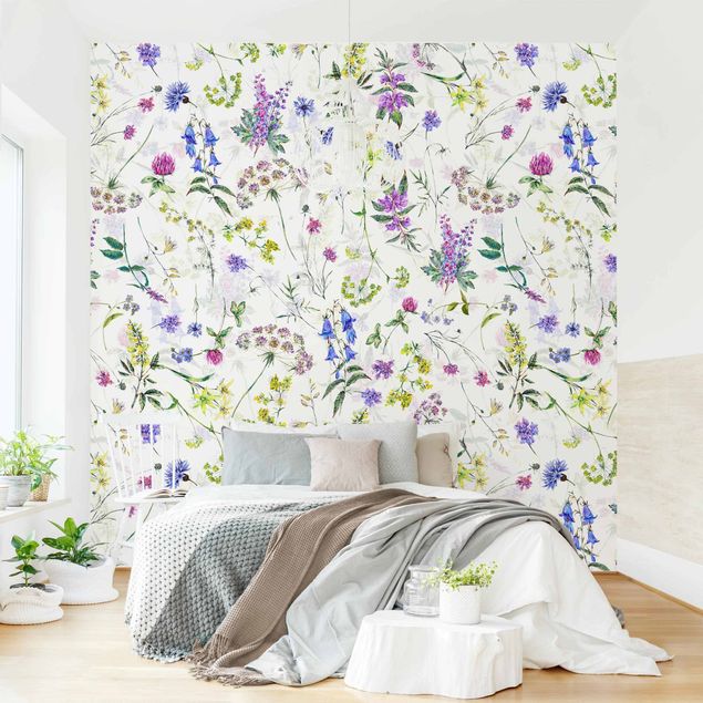 Wallpapers Watercolour Wild Flowers