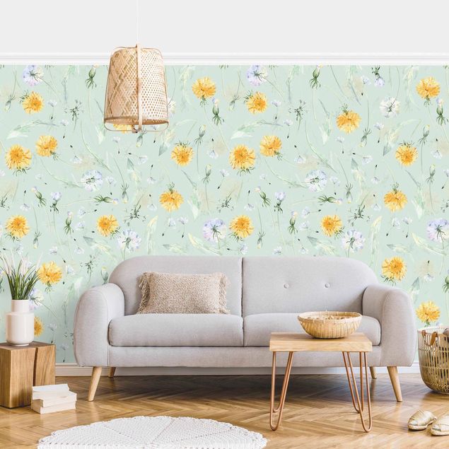 Wallpaper - Watercolour Dandelion