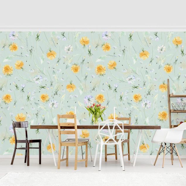Wallpaper - Watercolour Dandelion