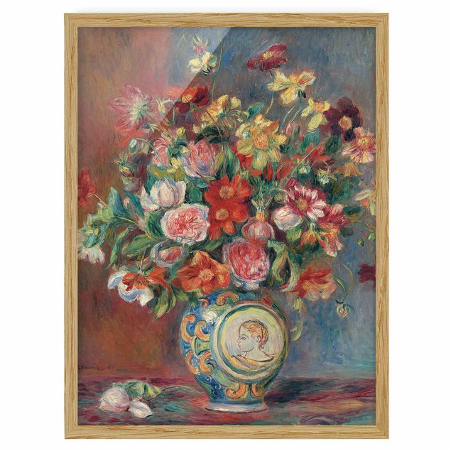 Framed poster - Auguste Renoir - Flower vase