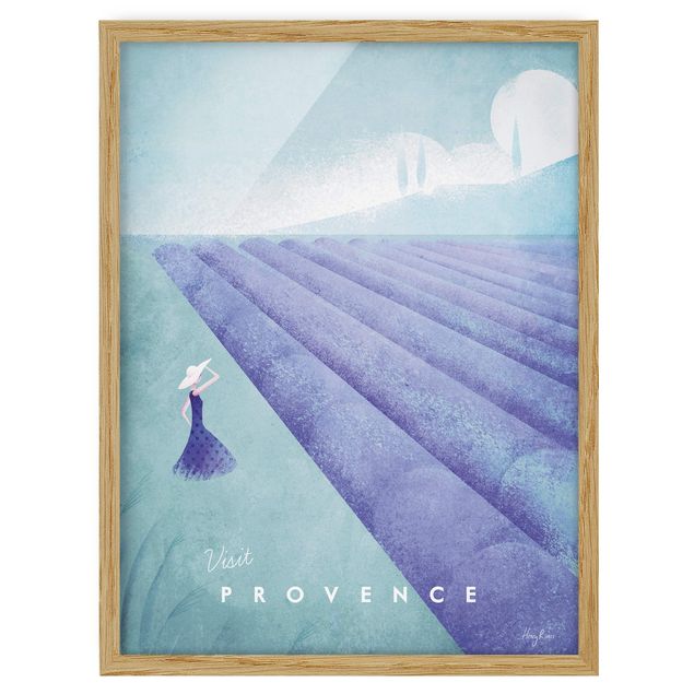 Framed poster - Travel Poster - Provence