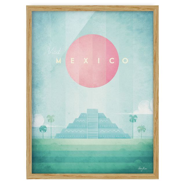 Framed poster - Travel Poster - Mexico