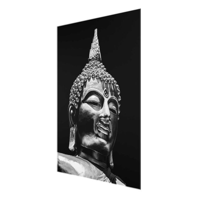 Glass print - Buddha Statue Face
