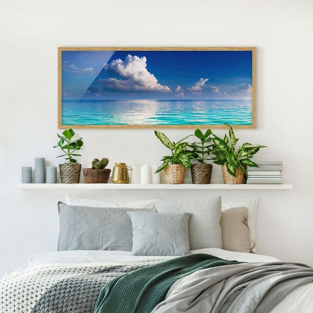 Framed poster - Turquoise Lagoon