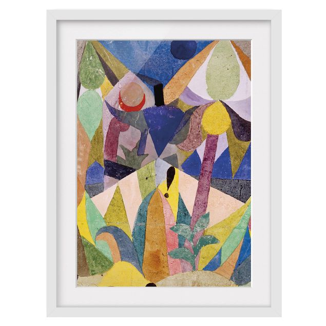 Framed poster - Paul Klee - Mild tropical Landscape