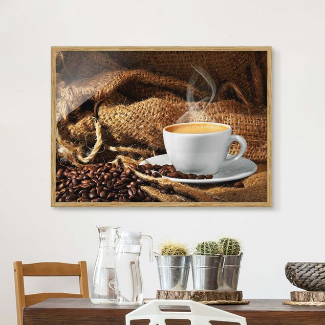 Framed poster - Morning Coffee