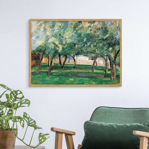 Framed poster - Paul Cézanne - Farm In Normandy