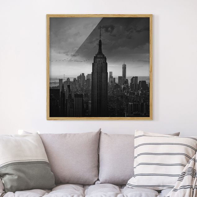 Framed poster - New York Rockefeller View