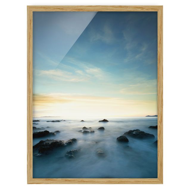 Framed poster - Sunset Over The Ocean