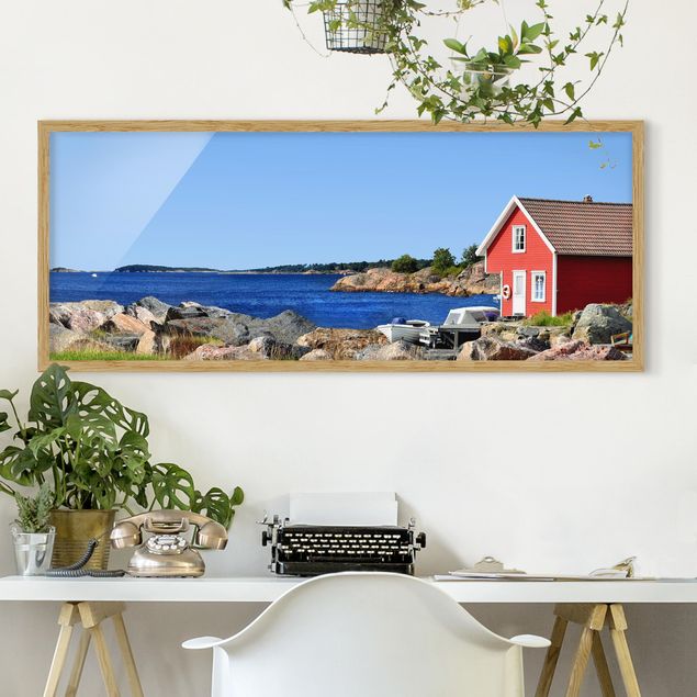 Framed poster - Holiday in Norway
