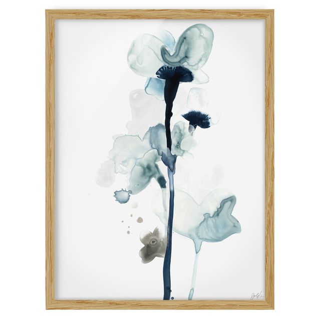 Framed poster - Midnight Bloom I