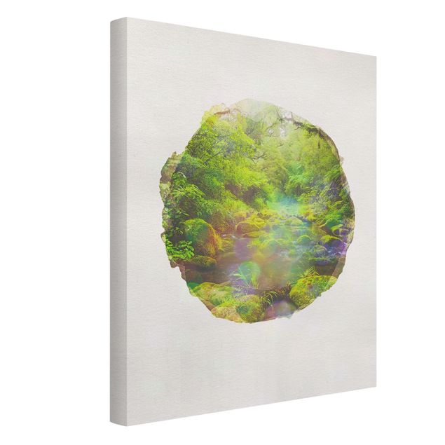 Canvas print - WaterColours - Bay Of Plenty