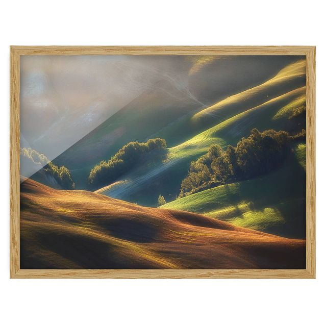 Framed poster - Tuscany in the Morning