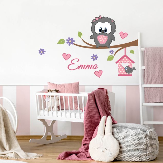 Wall stickers owl BABEULE GIRL