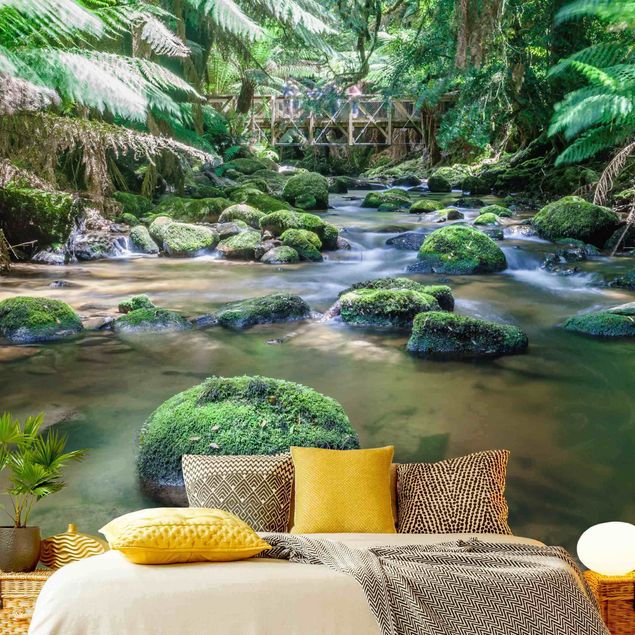 Wallpaper - Creek In Jungle