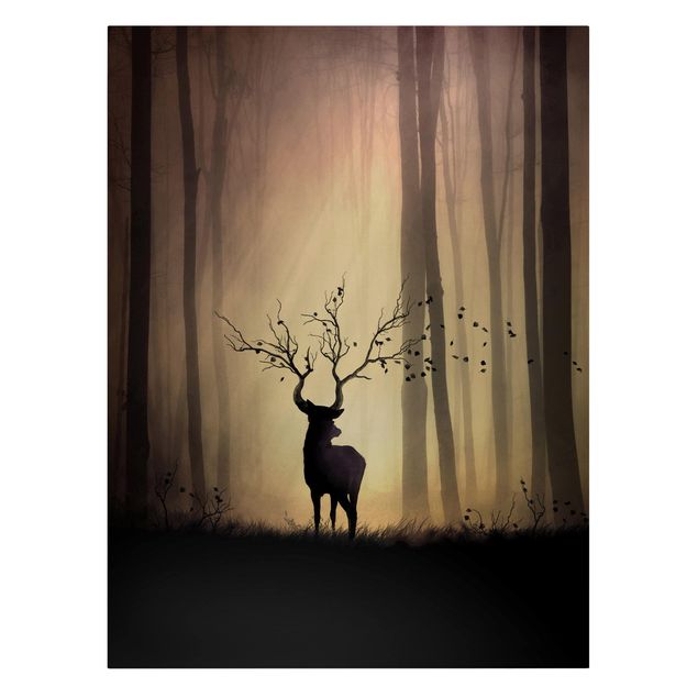 Print on canvas - The Lord Of The Forest
