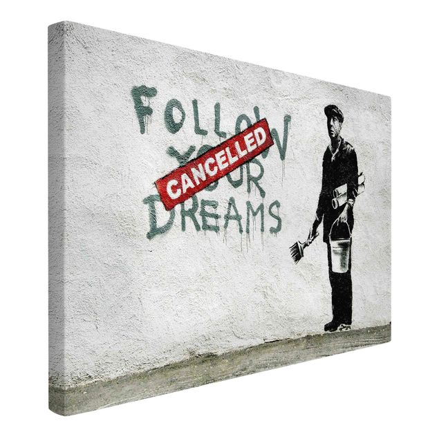 Canvas print - Banksy - Follow Your Dreams